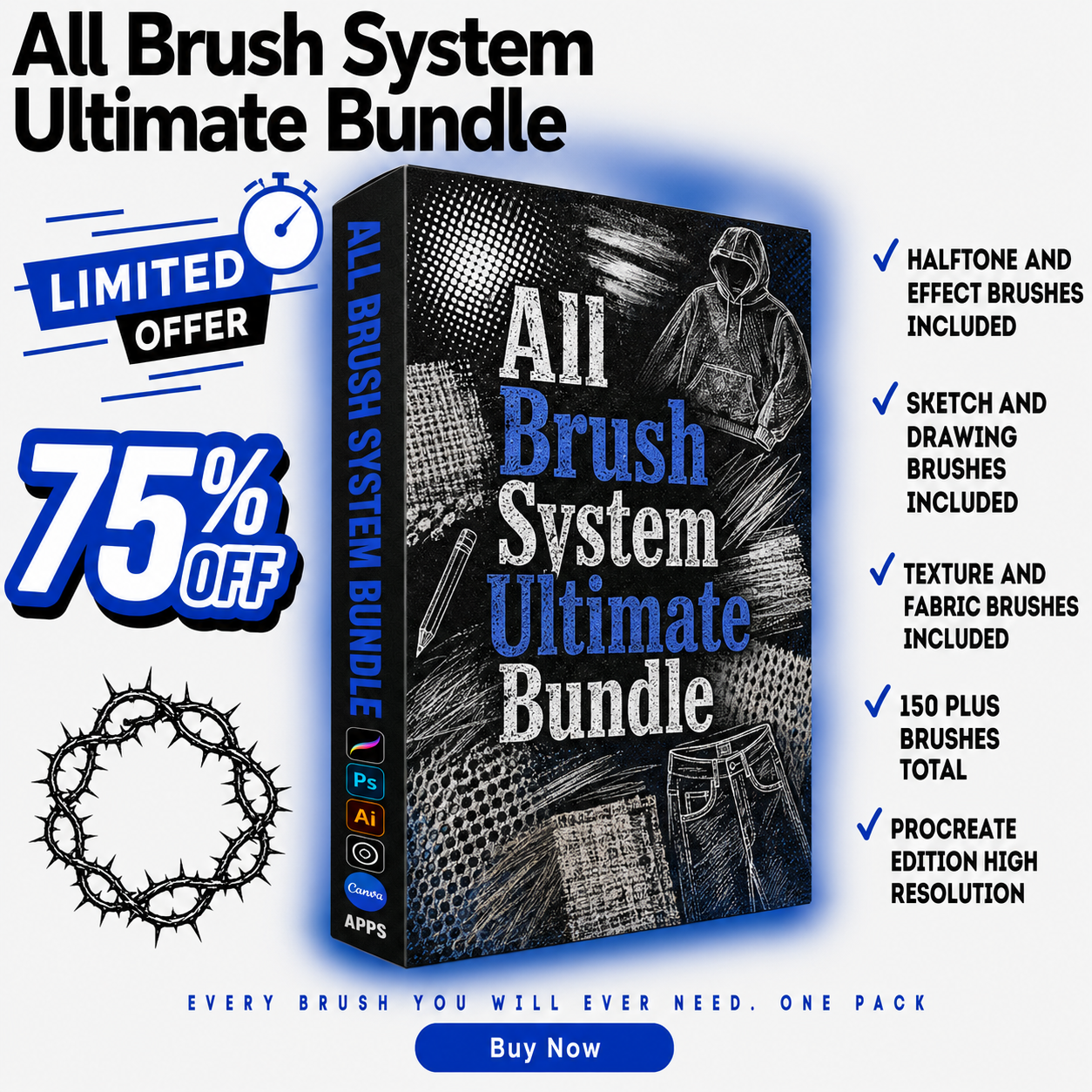 ETERNAL8 ALL BRUSH SYSTEM — COMPLETE PROCREATE BRUSH PACK
