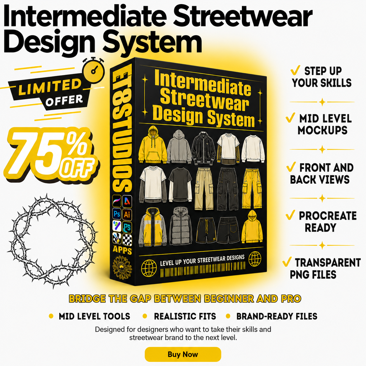 ETERNAL8 — INTERMEDIATE STREETWEAR DESIGN SYSTEM