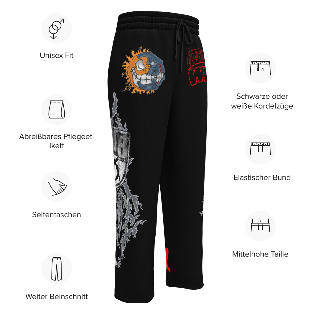 ETERNAL8 — BLACK STACK JOGGERS SZN:1 WAR