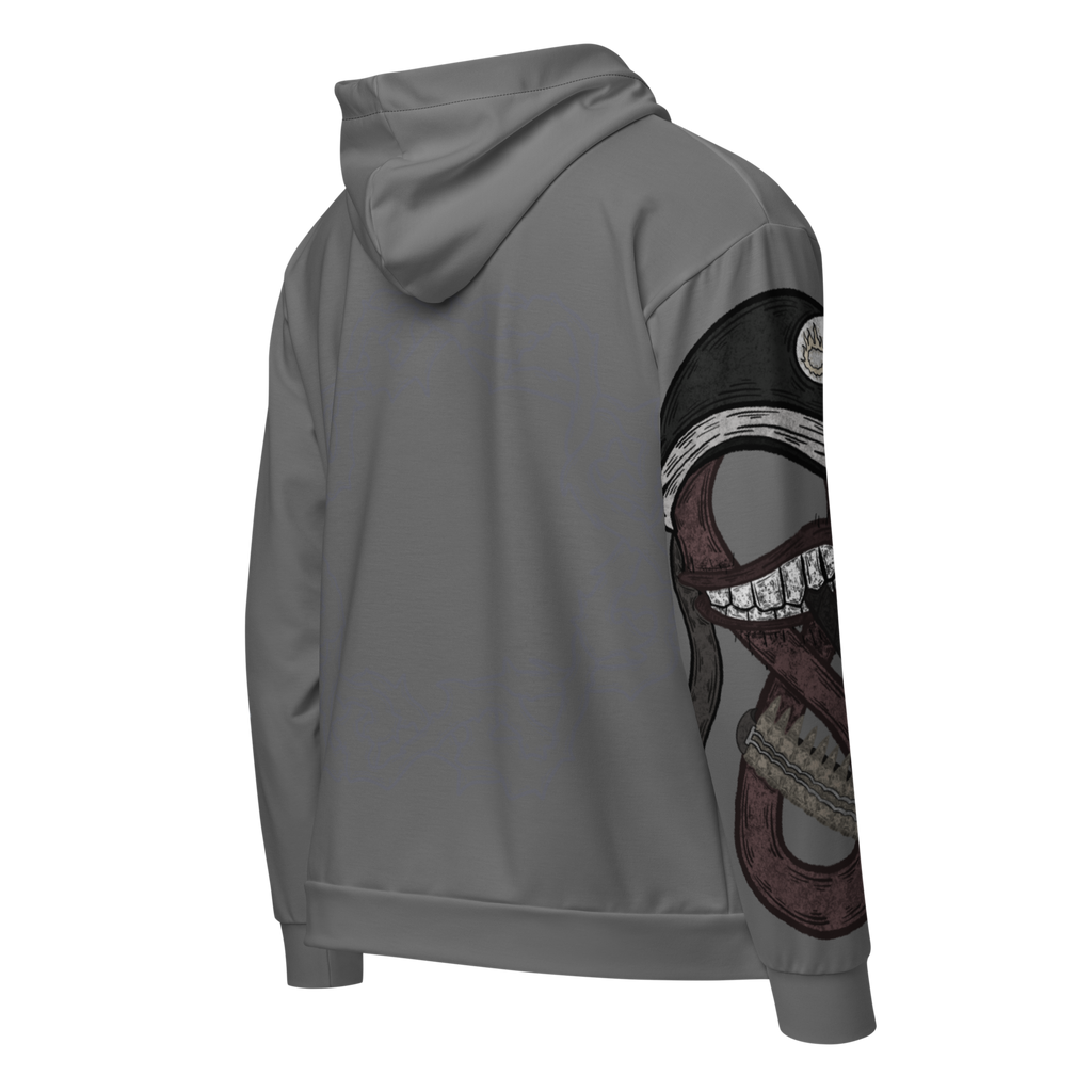 ETERNAL8 — DARK ASH ZIP HOODIE SZN:1 WAR
