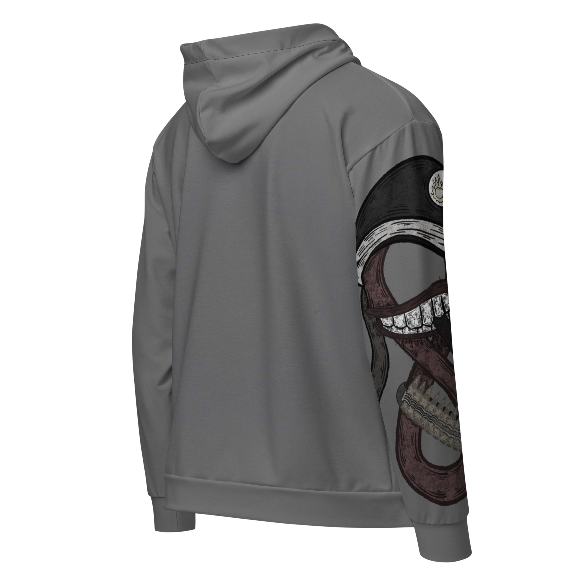 ETERNAL8 — DARK ASH ZIP HOODIE SZN:1 WAR
