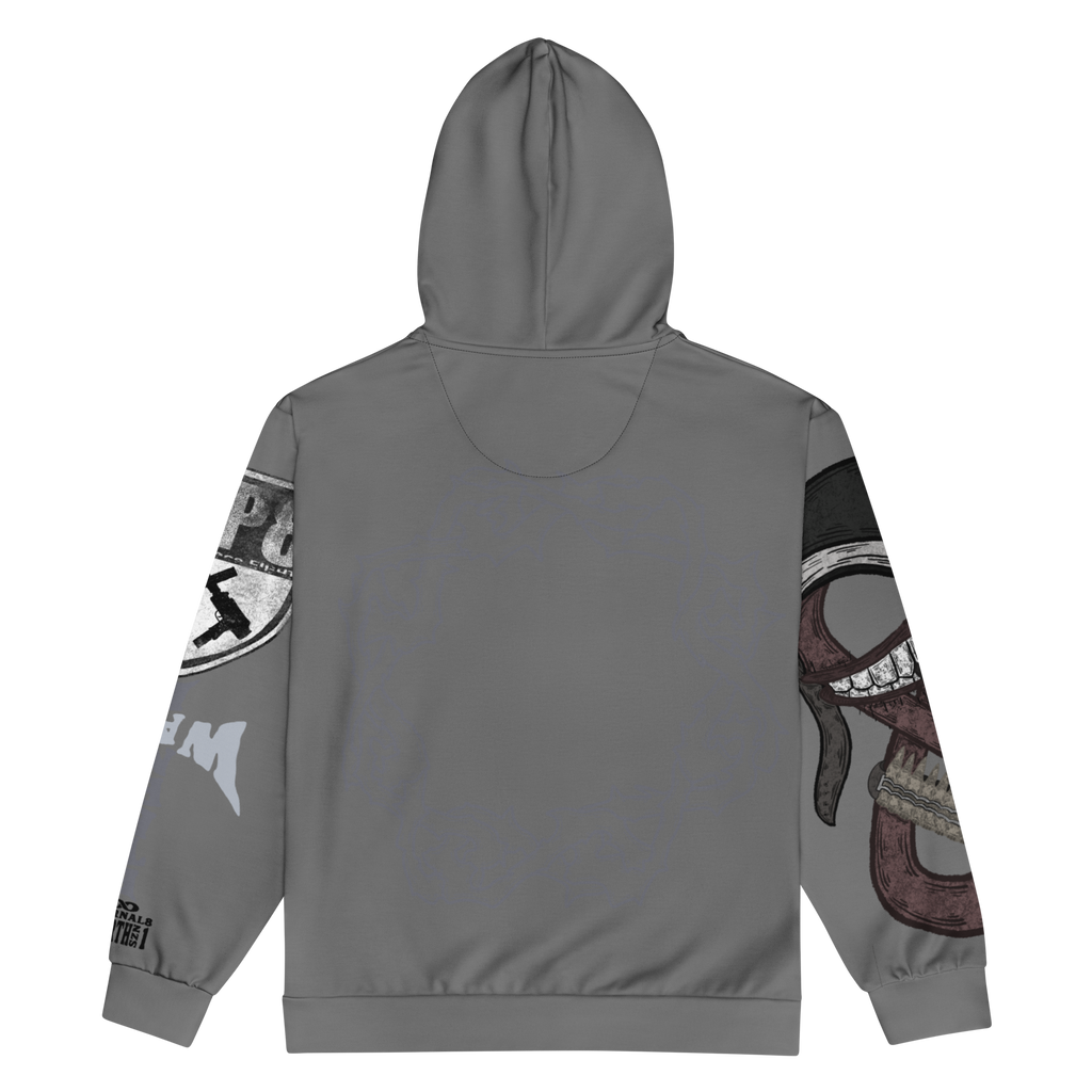 ETERNAL8 — DARK ASH ZIP HOODIE SZN:1 WAR