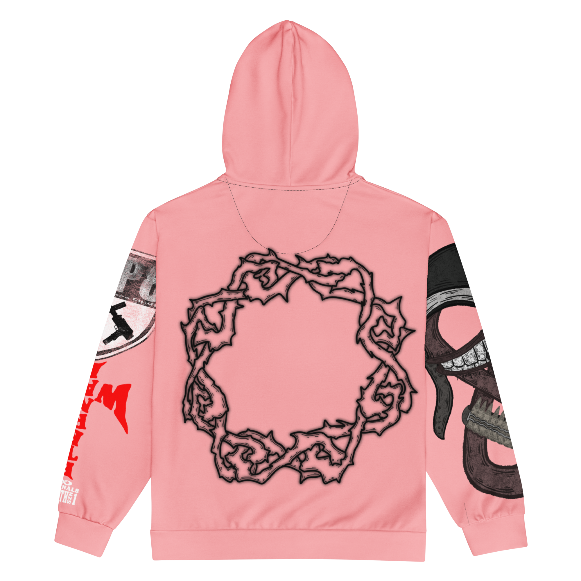 ETERNAL8 — SALMON ZIP HOODIE SZN:1 WAR