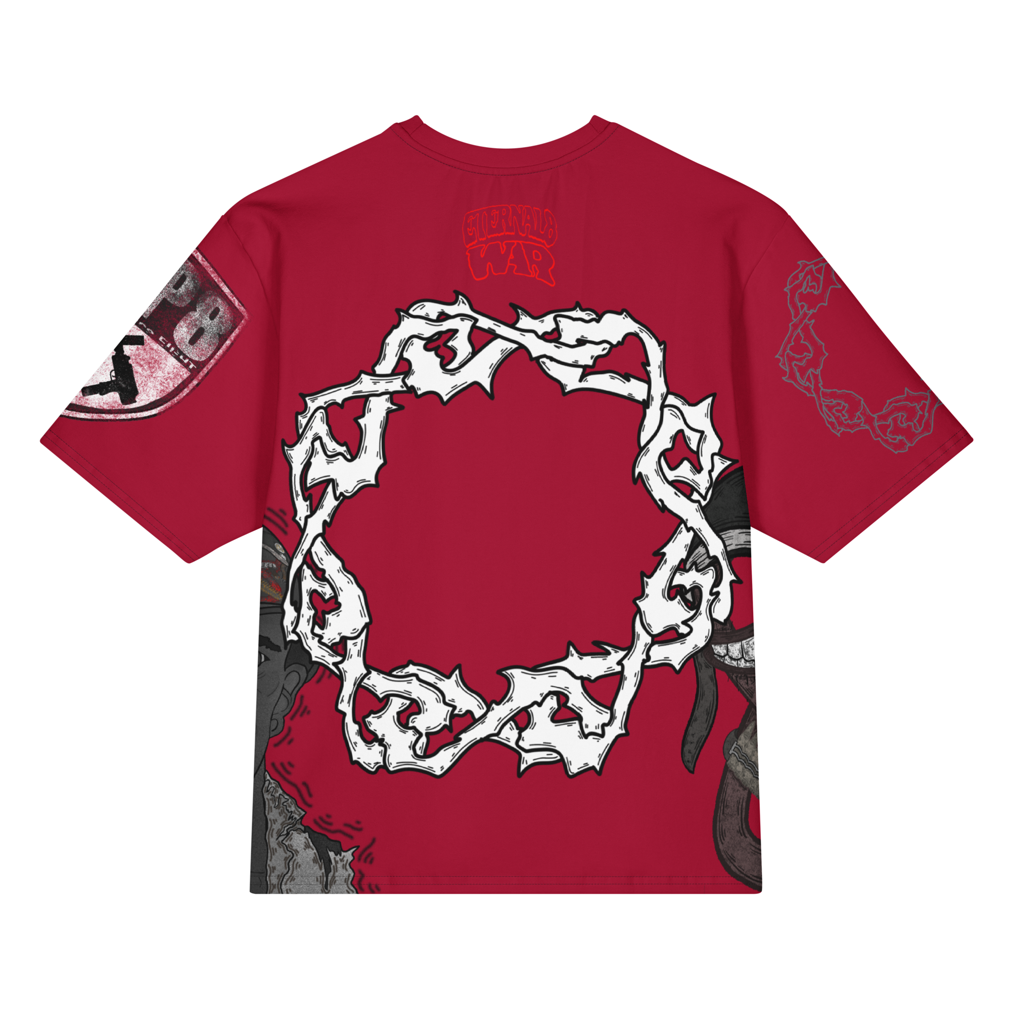 ETERNAL8 — CRIMSON OVERSIZED TEE SZN:1 WAR