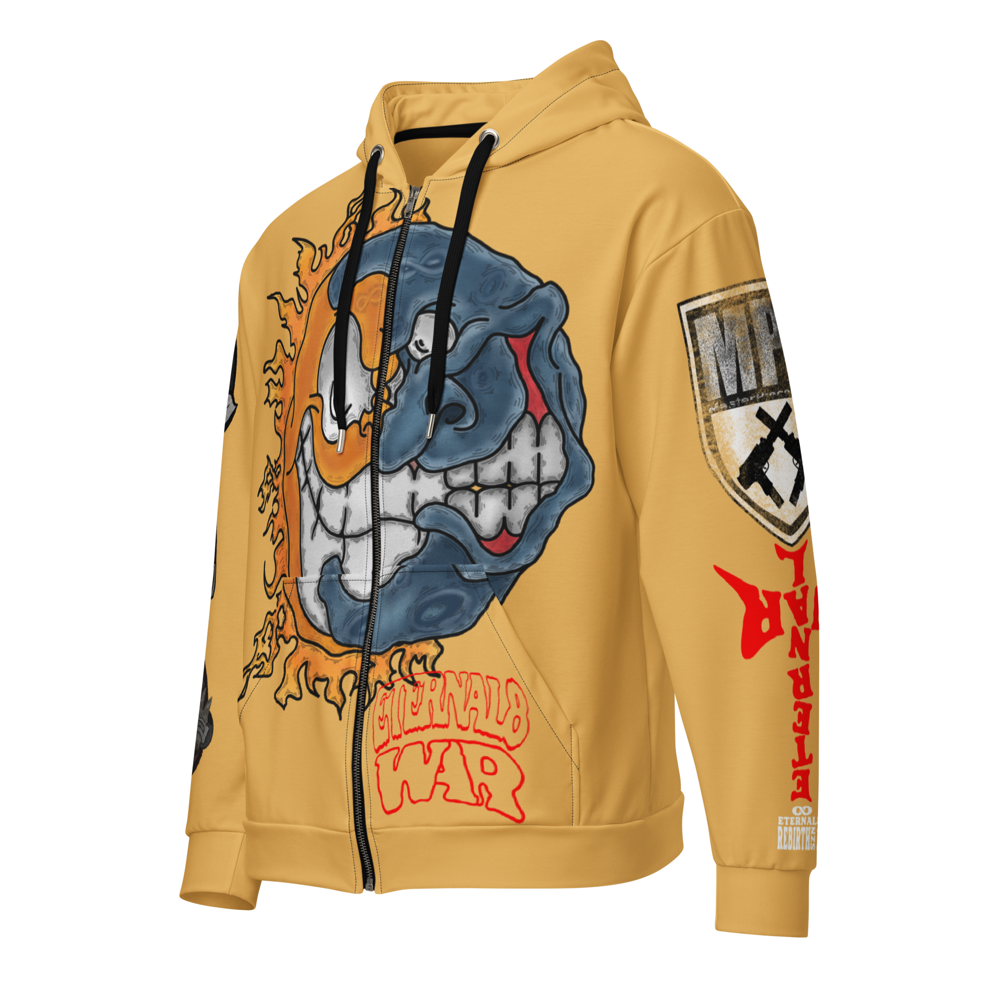 ETERNAL8 — GOLDEN ZIP HOODIE SZN:1 WAR