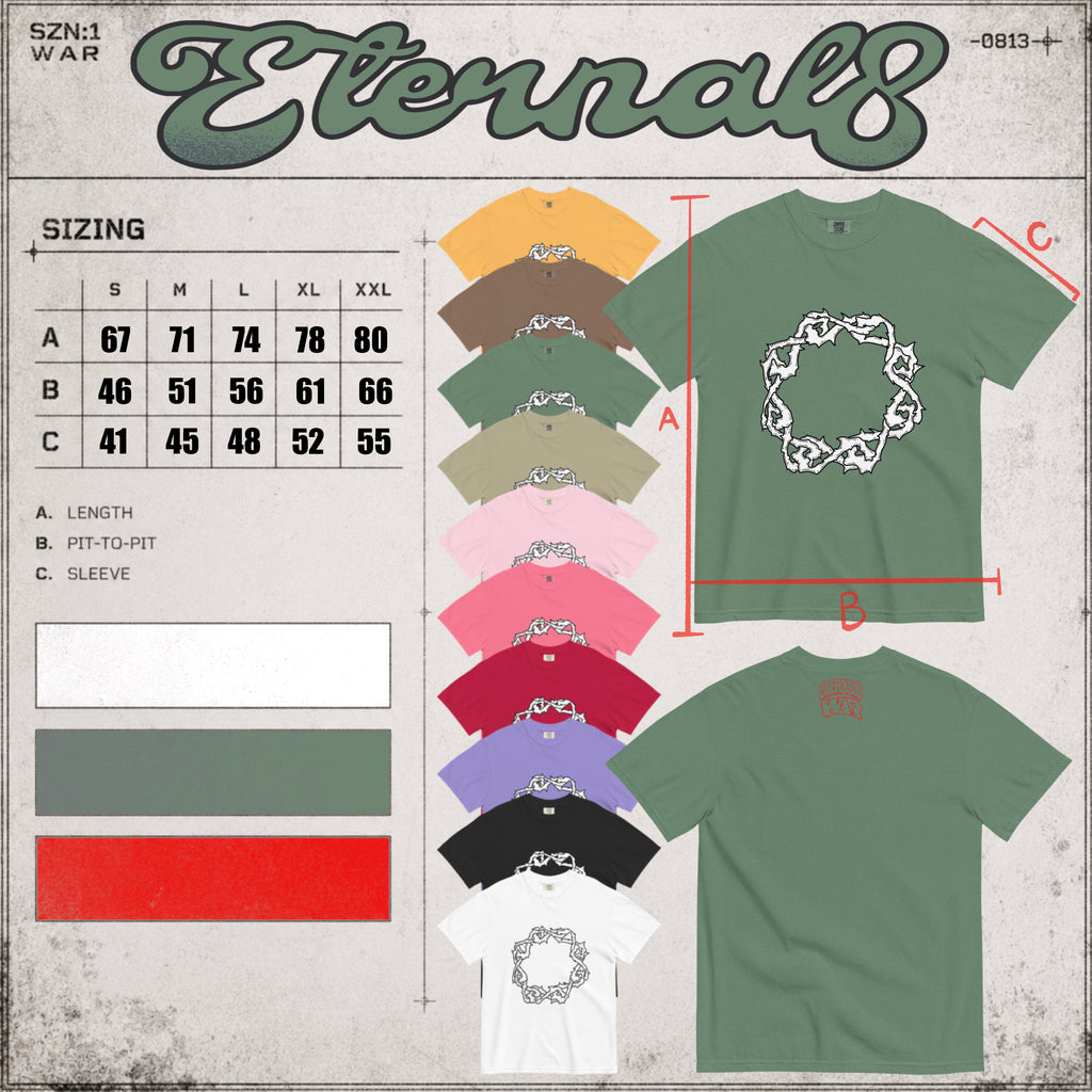 ETERNAL8 — HEAVYWEIGHT TEE SZN:1 WAR