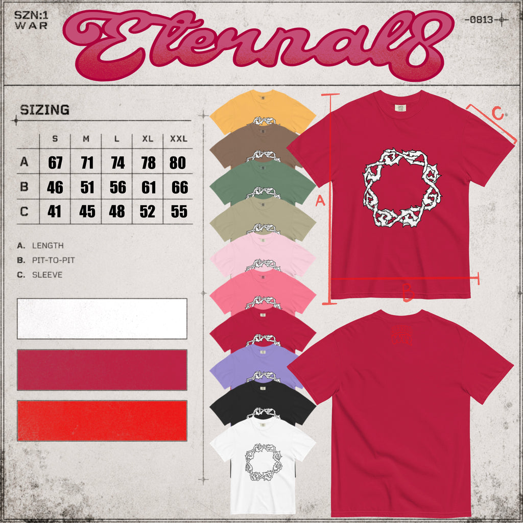 ETERNAL8 — HEAVYWEIGHT TEE SZN:1 WAR