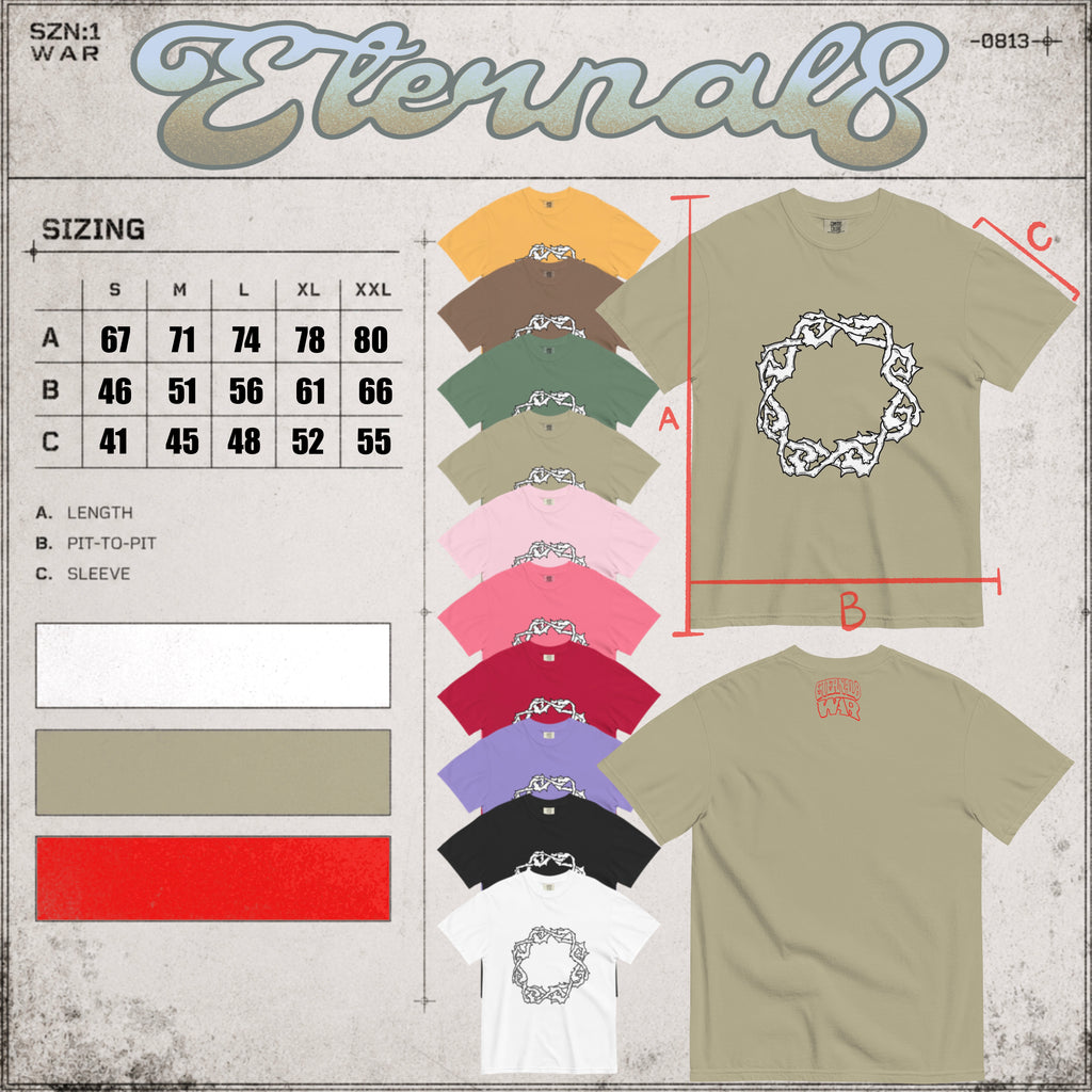 ETERNAL8 — HEAVYWEIGHT TEE SZN:1 WAR