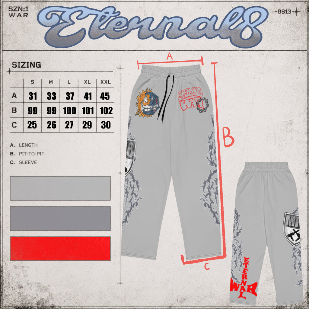 ETERNAL8 — SILVER STACK JOGGERS SZN:1 WAR