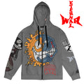 ETERNAL8 — DARK ASH ZIP HOODIE SZN:1 WAR
