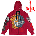 ETERNAL8 — CRIMSON ZIP HOODIE SZN:1 WAR