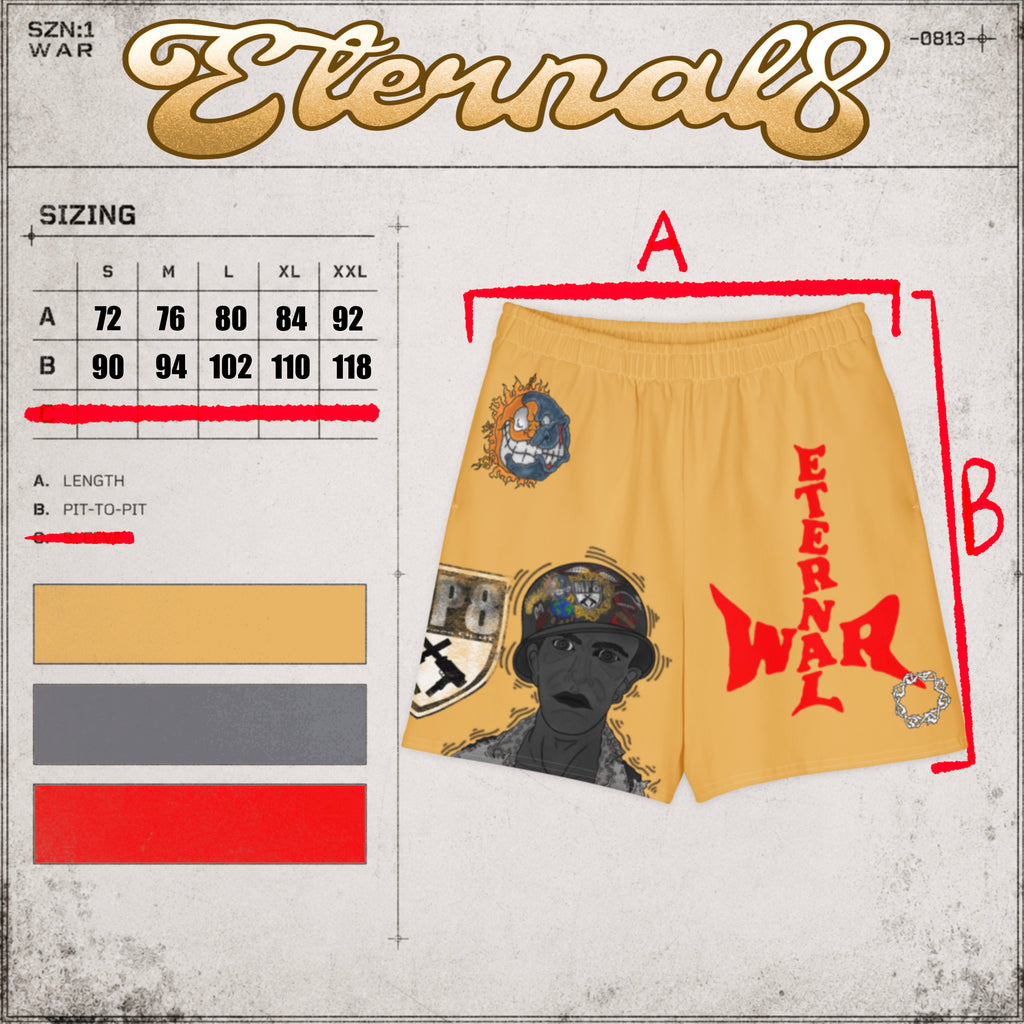 ETERNAL8 WAR SZN:1 Shorts – Golden Ascension Edition